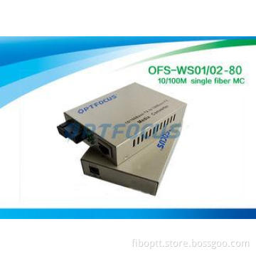 10 / 100M Fiber Media Converter 1310 & 1550 nm Single Fiber